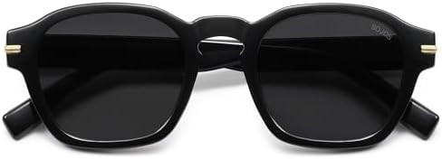 SOJOS Vintage Retro Square Polarized Sunglasses Men Standard Fit Trendy Womens Sun Glasses SJ2382 | Amazon (US)