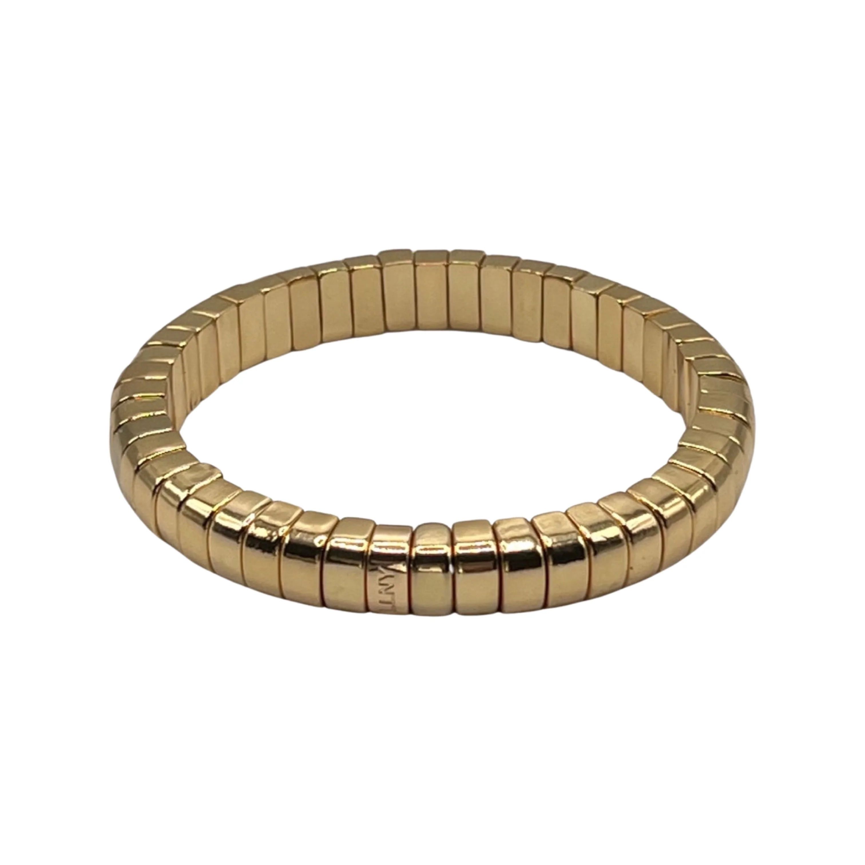 Goldie Rounded Single Bracelet | La Lumiere NY