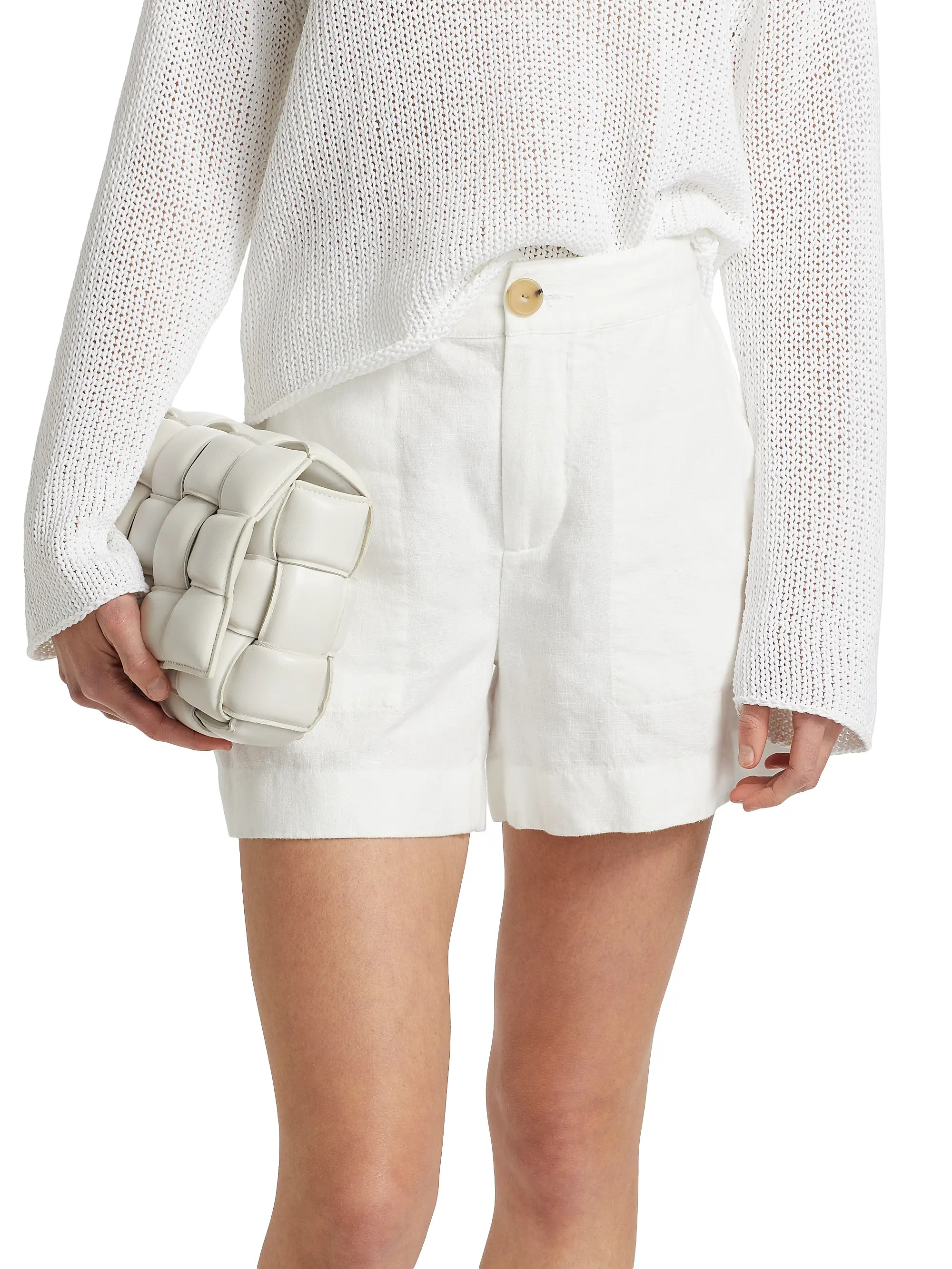Mid-Rise Hemp Shorts | Saks Fifth Avenue