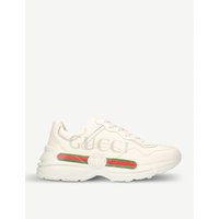 Gucci Ladies Rhyton Leather Running Trainers, Size: EUR 34 / 1 UK WOMEN | Selfridges