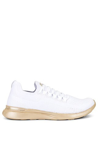 TechLoom Breeze Sneaker in White & Champagne | Revolve Clothing (Global)