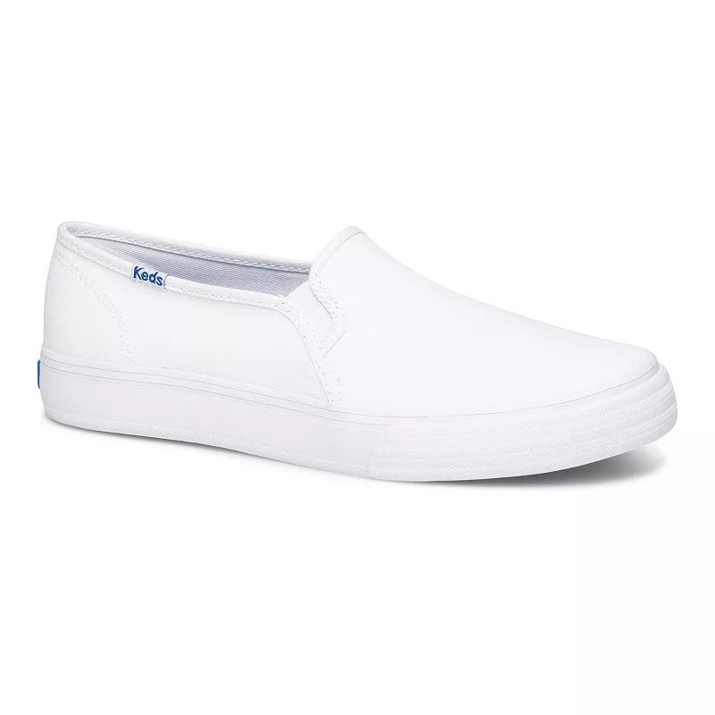 Keds Double Decker Women's Slip-On Sneakers, Size: 8.5 Wide, White | Kohl's