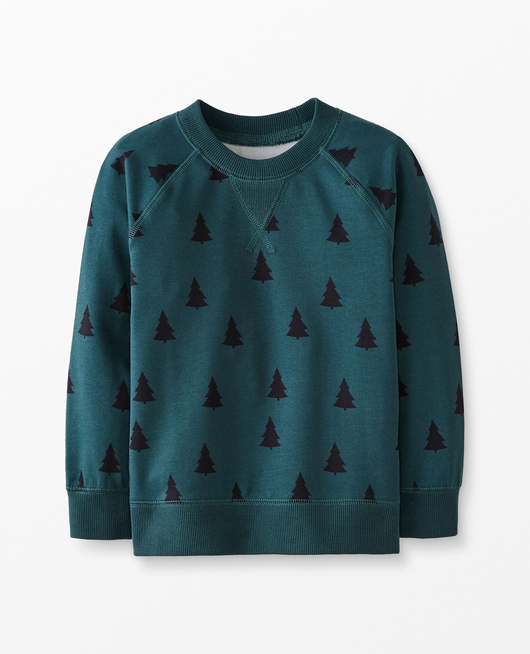 Print Crewneck Sweatshirt In French Terry | Hanna Andersson