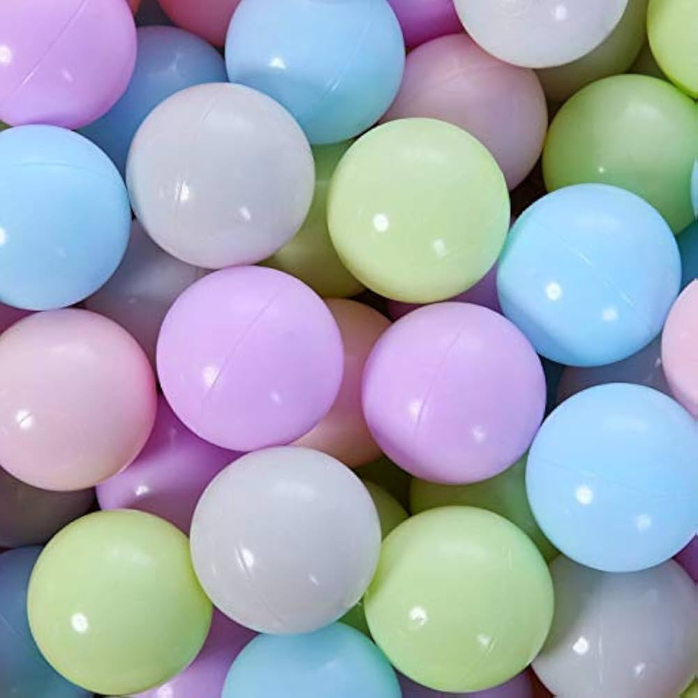 PlayMaty Ball Pit Balls - 2.75inches Plastic Phthalate & BPA Free Balls Crush Proof Stress Balls ... | Amazon (US)