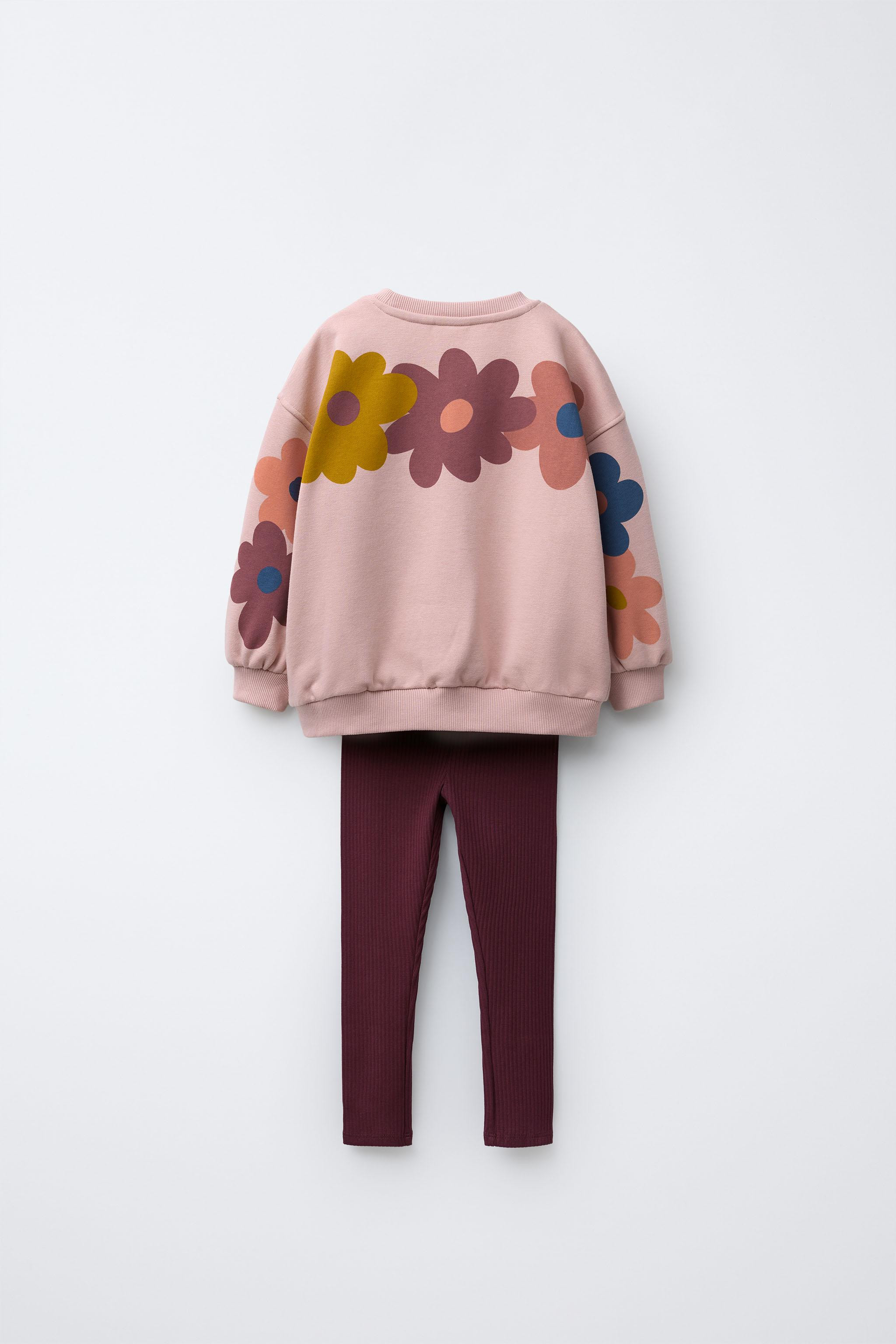 PRINTED SWEATSHIRT AND LEGGING SET | Zara US
