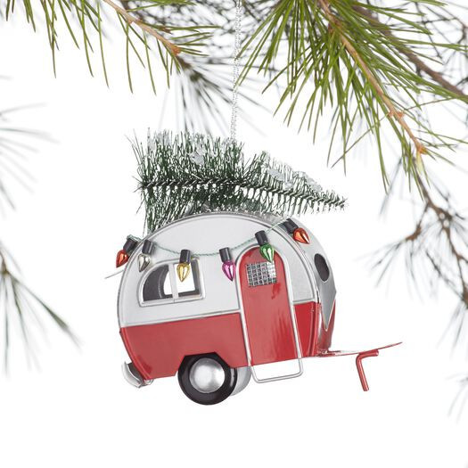 Metal Trailer with Tree Ornament by World Market | World Market