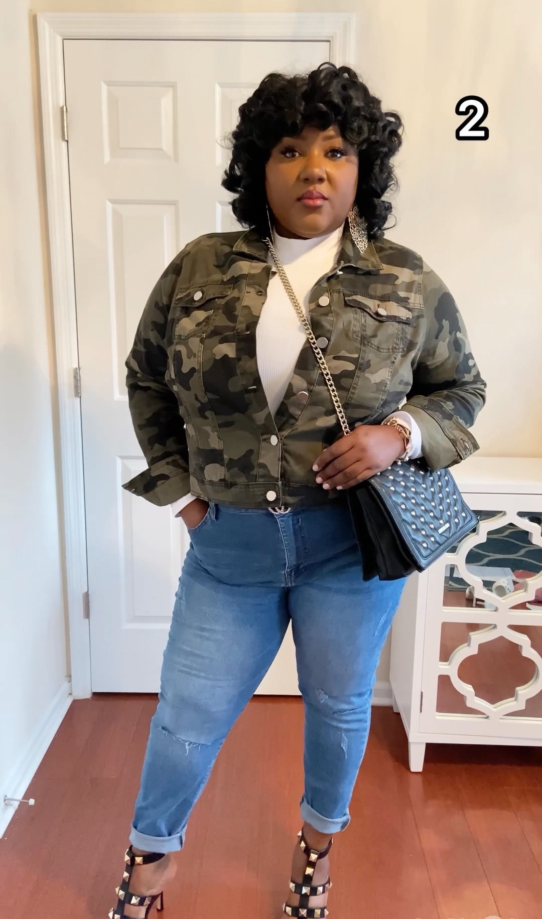 Cute Way To Style A Turtleneck 
#plussizefashion
#fashionover40 #blackgirlfashion #blackgirlmakeup

#LTKshoecrush #LTKstyletip