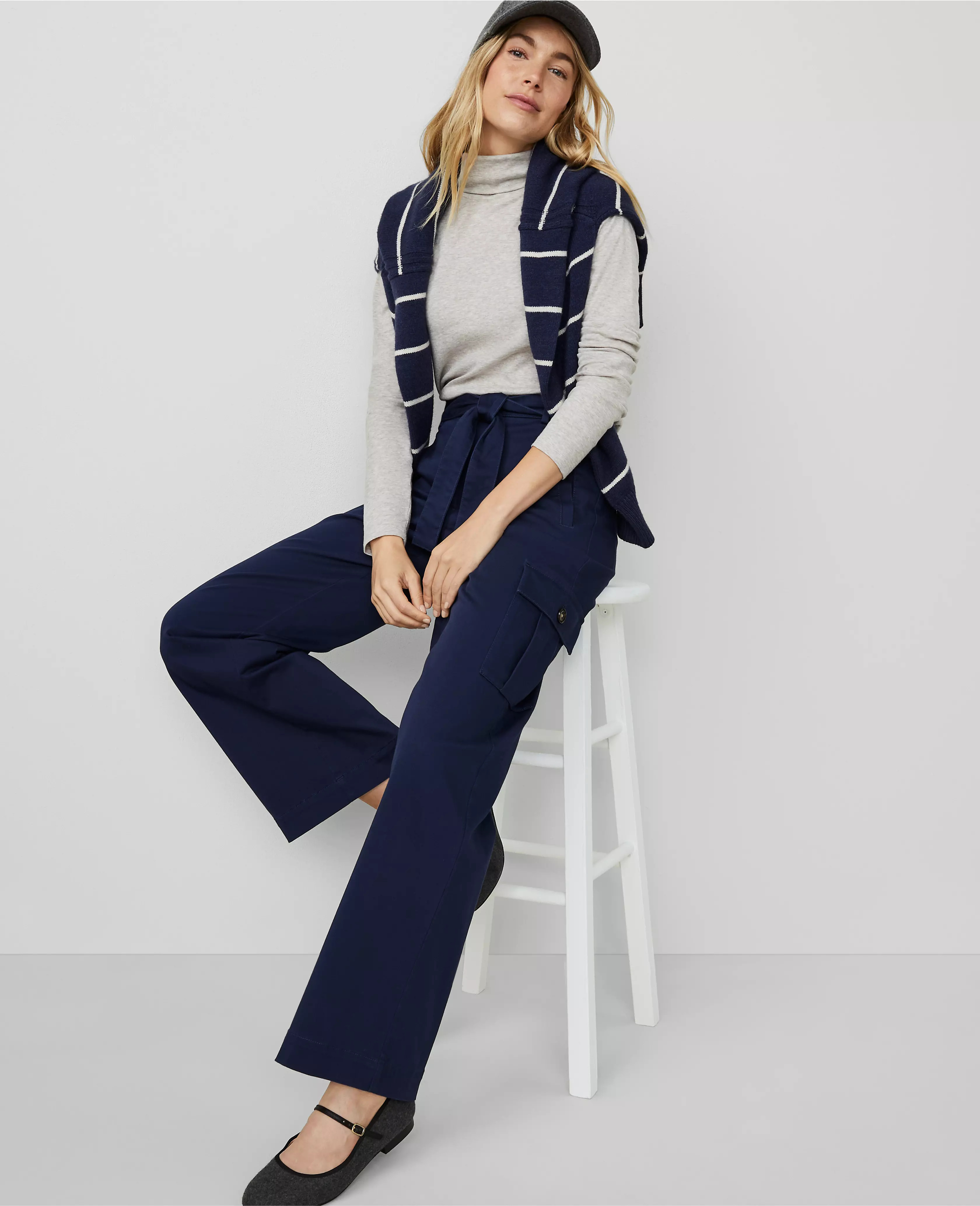 Straight Leg Cargo Pant | Ann Taylor