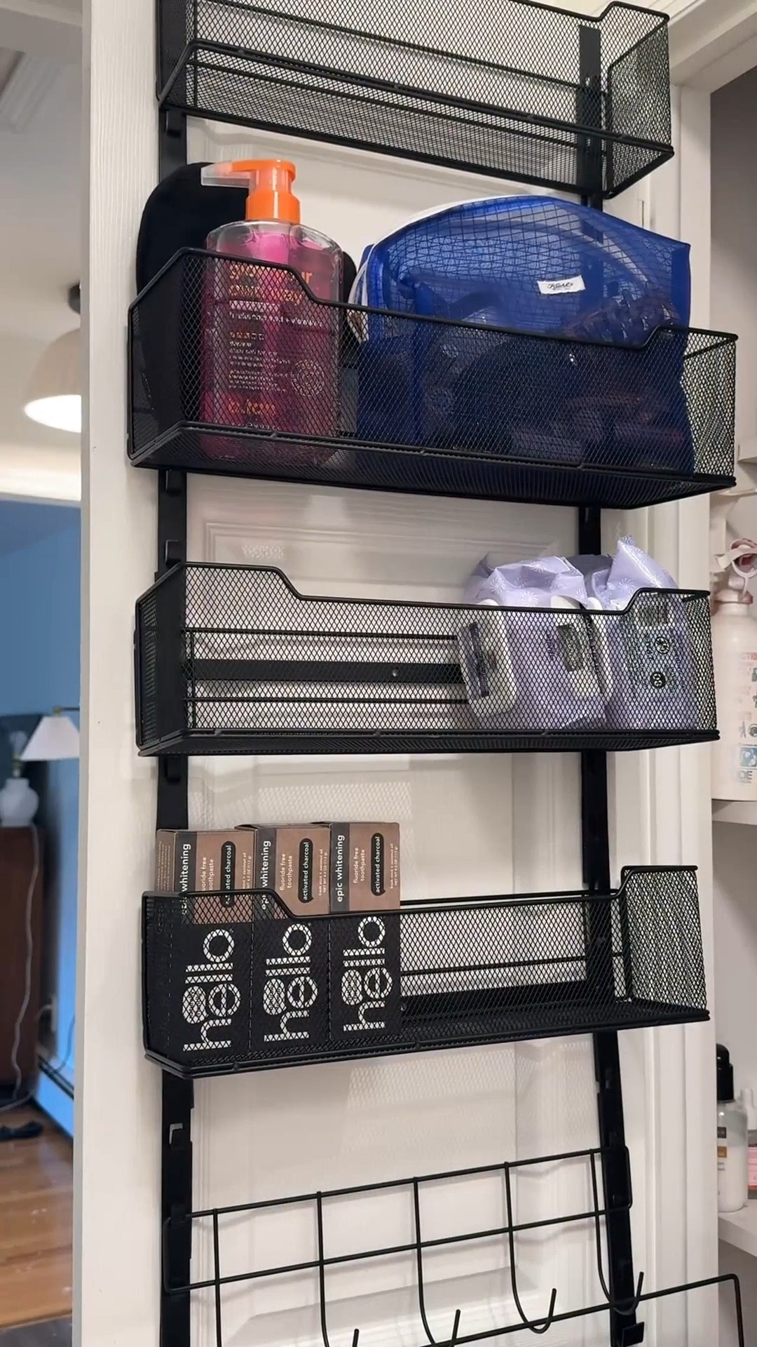 Over the door storage saved us so much space in our bathroom and helped us get organized with all of our products! Love how easy this one was to put together too 

#LTKHome