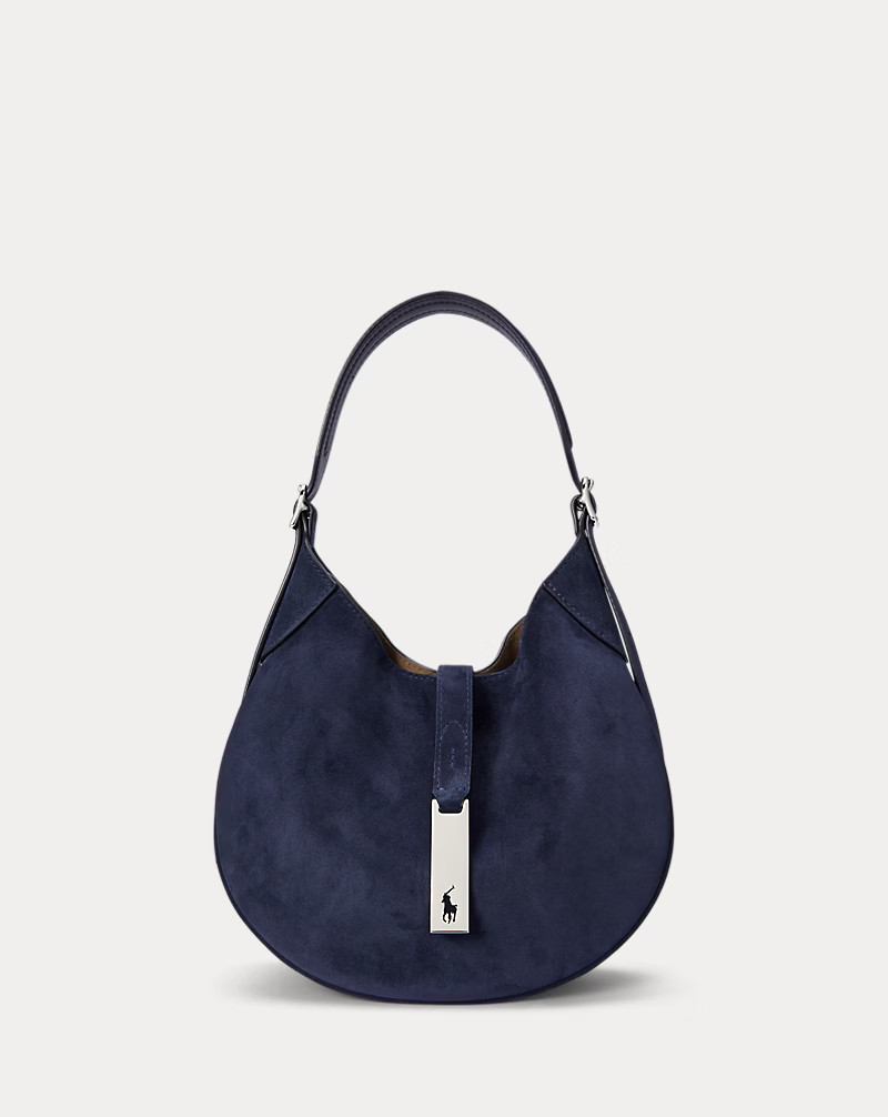 Polo ID Suede Small Shoulder Bag | Ralph Lauren (UK)