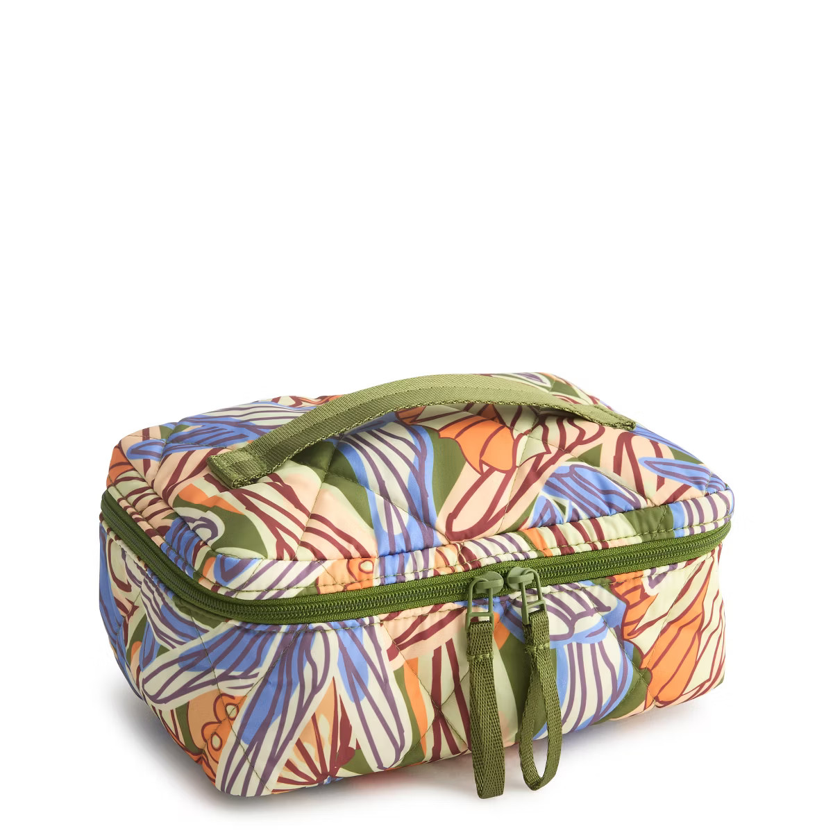 Vera Bradley Women's Outlet Ultralight Essential Brush Up Cosmetic Toiletry Case Dragonfly By | Target