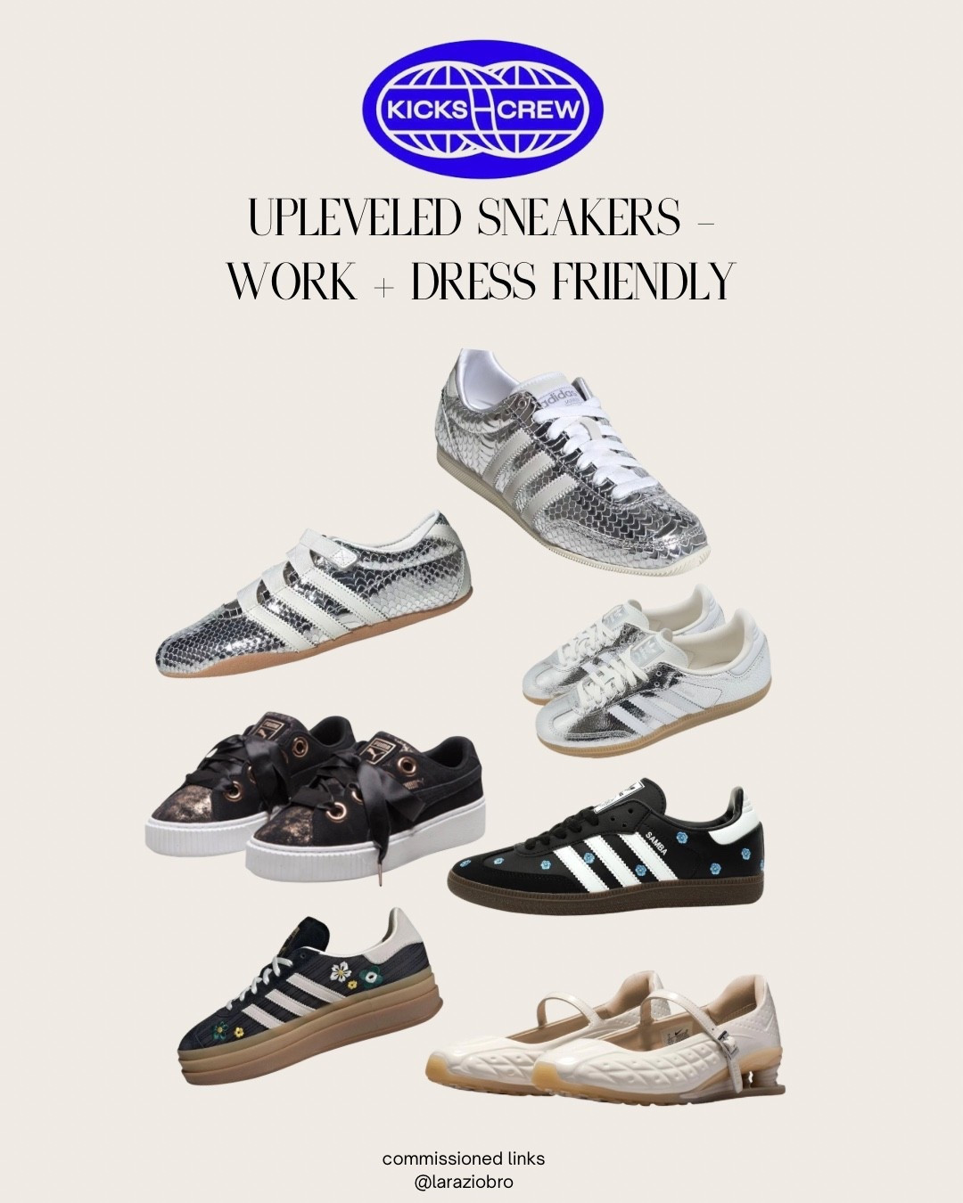 Too many options I am loving for fun mostly metallic shoes through Kicks Crew. Can’t decide which is the best?!

#LTKmomlife #LTKOver40 #LTKWorkwear