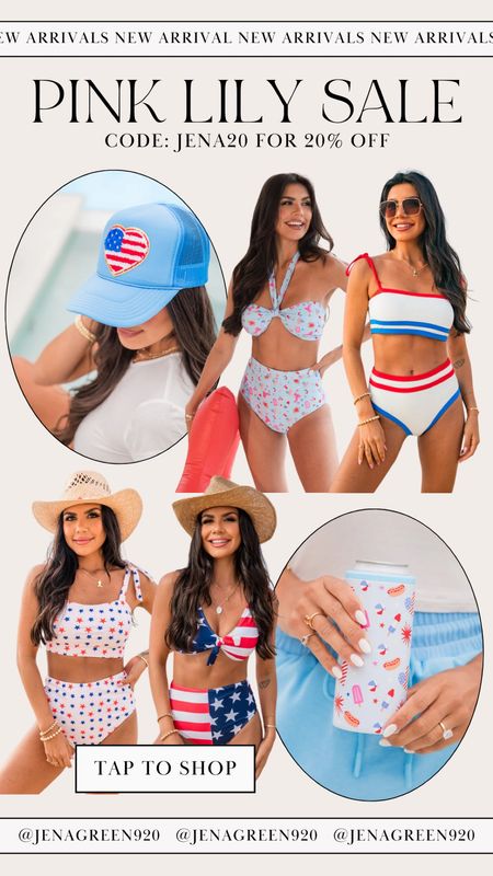 Pink Lily Sale | Pink Lily Patriotic Sale | Pink Lily Memorial Day | Memorial Day Swimsuits 

#LTKstyletip #LTKfindsunder100 #LTKfindsunder50