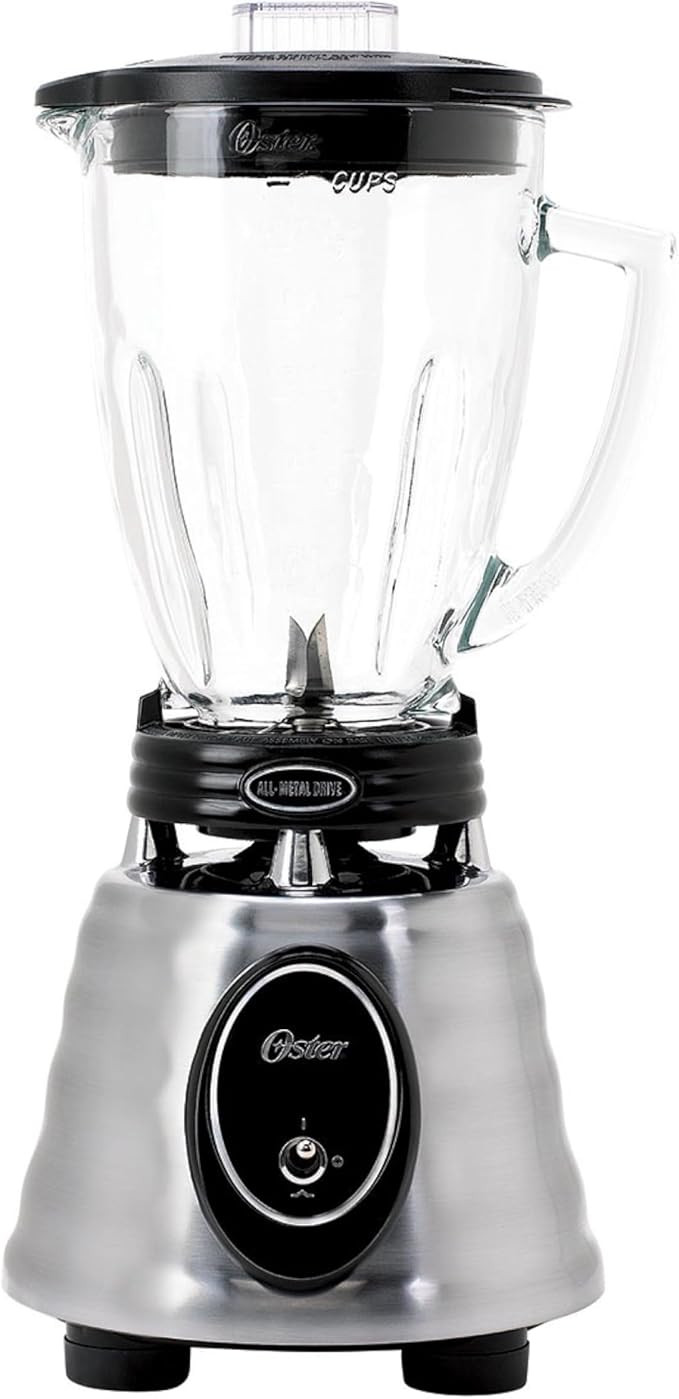 Oster Classic Series Heritage Blender with 6-Cup Glass Jar, 1000W Power, Stainless Steel Countert... | Amazon (US)