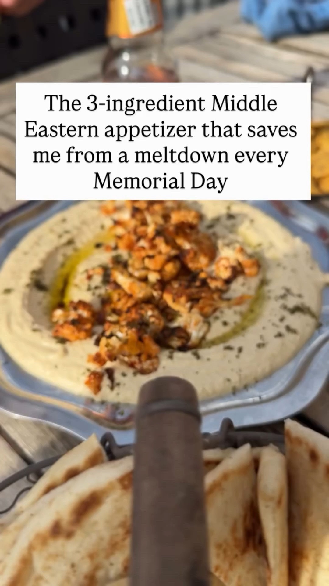 All you need for the easiest appetizer this memorial day is:

Store-bought hummus
Paprika
Cauliflower (sprinkle with s&p, drizzle with olive oil and paprika, roast at 400F for 25-35 mins)

Drizzled the whole thing with olive oil before serving, sprinkle with paprika and you’re good to go

if these kind of easy appetizers are your jam, I’m Ksenia and my specialty is Middle Eastern food. Hit me up for more.

#memorialday #middleeasterncuisine #immigrantstable

#LTKsummer #LTKhome