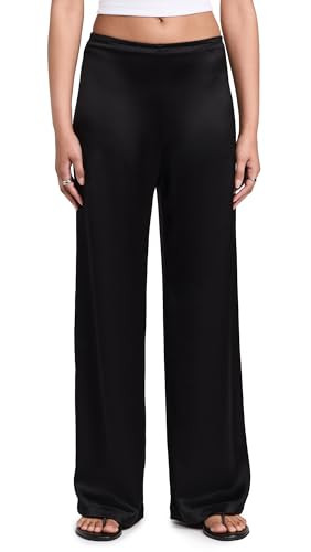 Leset Women's Barb Wide Leg Pants, Black, S | Amazon (US)