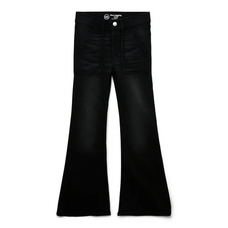 Wonder Nation Girls Fashion Flare Jeggings Sizes 4-18 & Plus | Walmart (US)