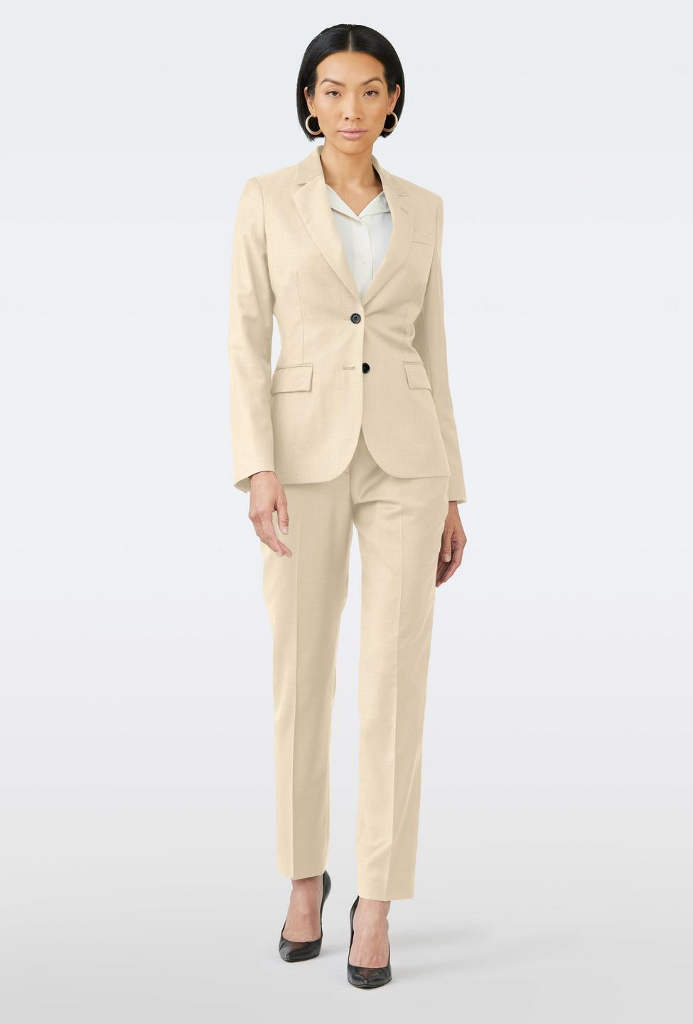 Hartley Cotton Stretch Khaki Suit | Indochino