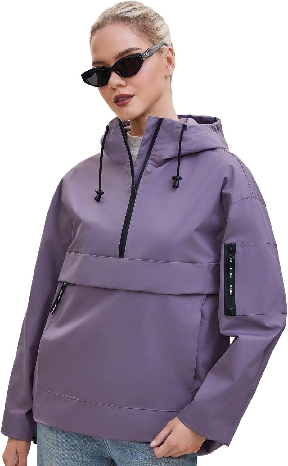 PUFFIT Women’s Lightweight Anorak Pullover Hoodie Jacket, Water-Resistant

#LTKActive #LTKSeasonal