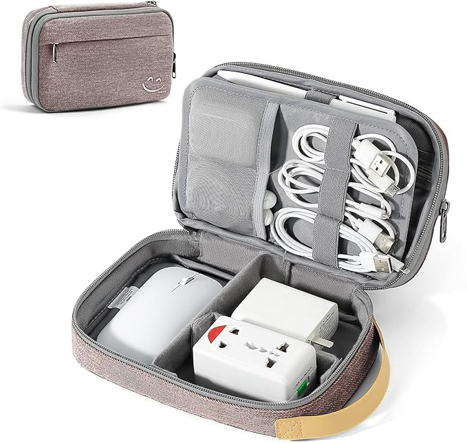 Travelkin Travel Electronic Cord Organizer Travel Case, Travel Cable Organizer Bag For Charger, P... | Amazon (US)