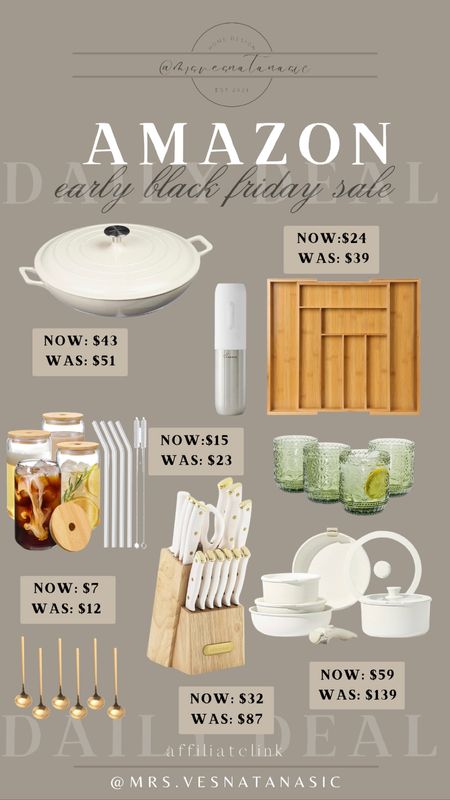 Amazon early Black Friday deals for the kitchen! These are all amazing deals right now! 

Amazon home, Amazon find, Amazon, Early Black Friday Deals, Black Friday Deals, Cyber Week, Amazon kitchen, kitchrn, 

#LTKGiftGuide #LTKhome #LTKCyberWeek