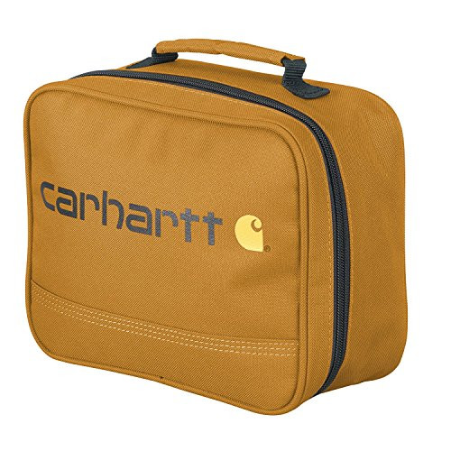 Carhartt 4-Can Men and Women, Durable Water Resistant Cooler, Fully Insulated Lunch Pail, Brown, One Size | Amazon (US)