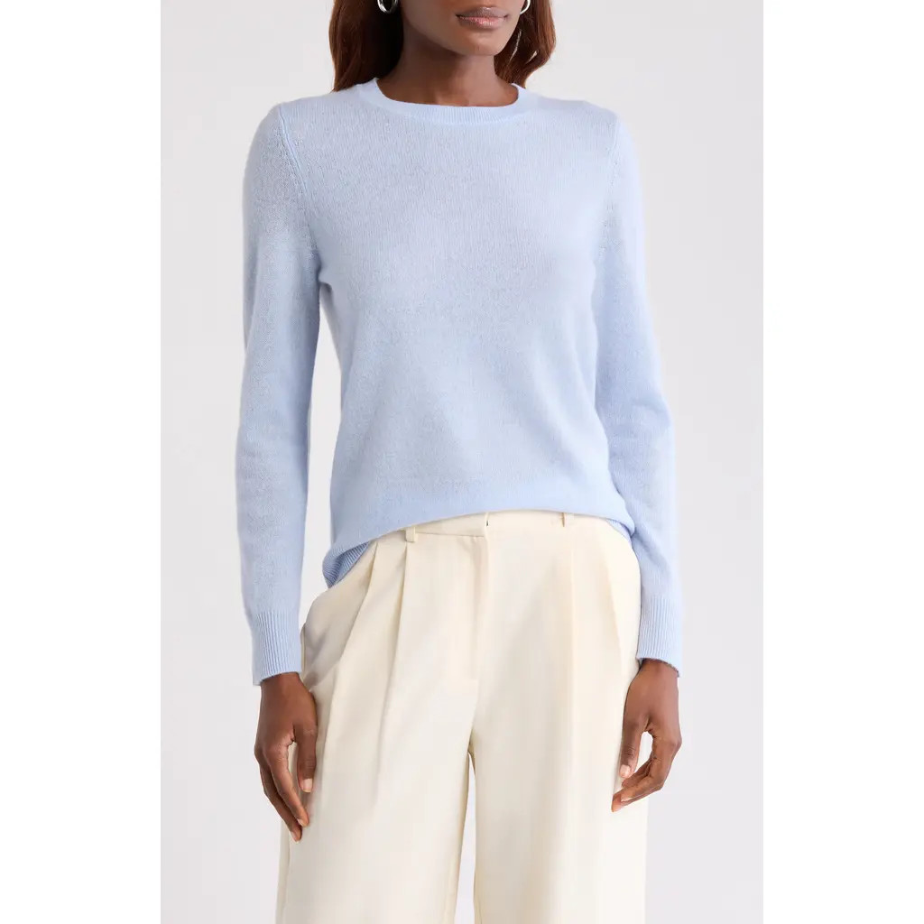 Nordstrom Cashmere Crewneck Sweater in Blue Zen at Nordstrom Rack, Size Xx-Small | Nordstrom Rack
