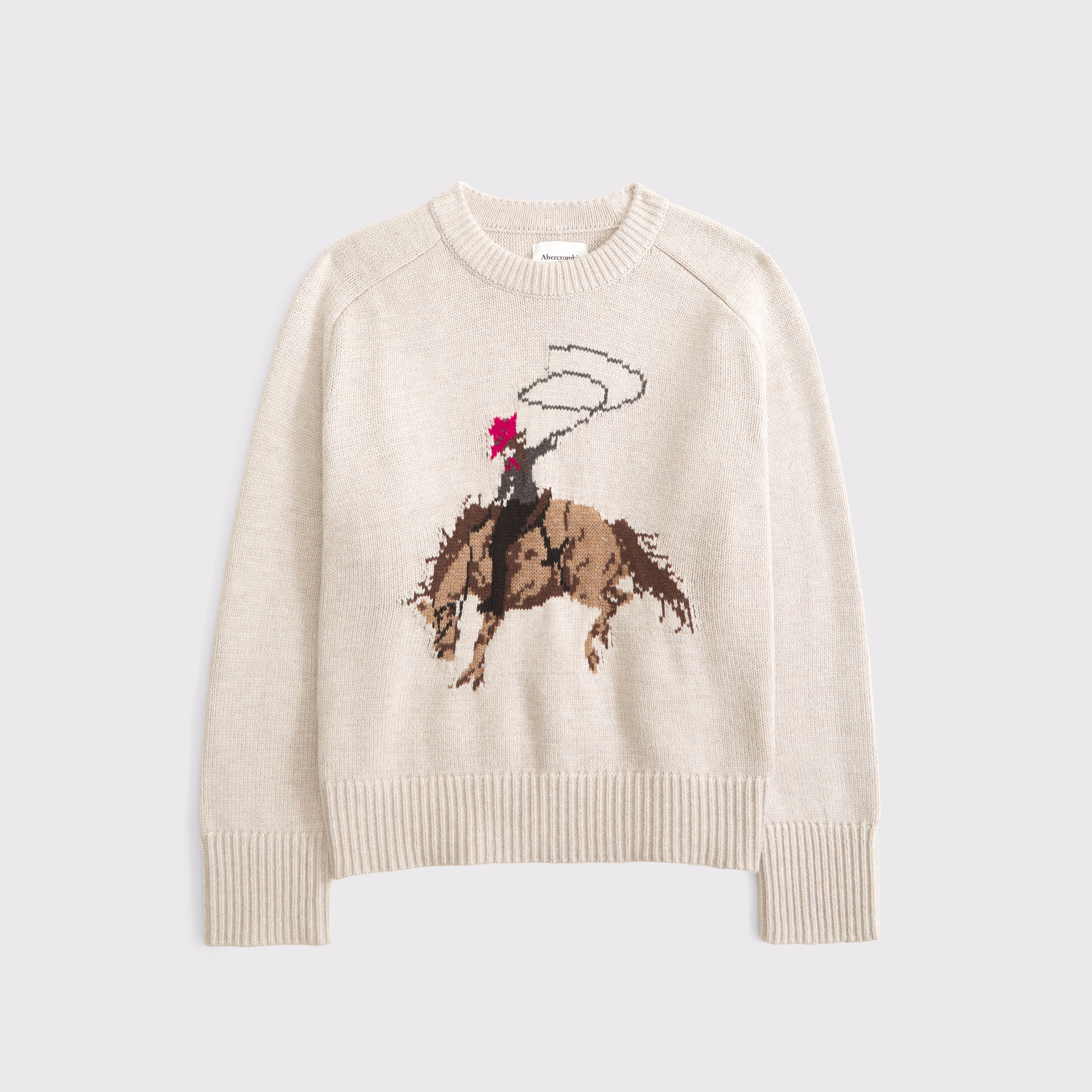 The A&F Madeline Cowgirl Crew Sweater | Abercrombie & Fitch (US)
