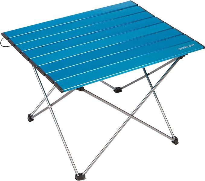 Trekology Portable Camping Side Tables with Aluminum Table Top: Hard-Topped Folding Table in a Ba... | Amazon (US)