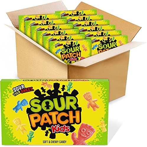 SOUR PATCH KIDS Original Soft & Chewy Candy, 12 - 3.5 oz Boxes | Amazon (US)
