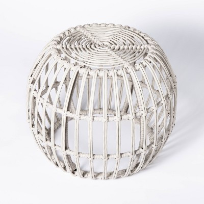 Faux Rattan Patio Ottoman - Threshold™ designed with Studio McGee | Target