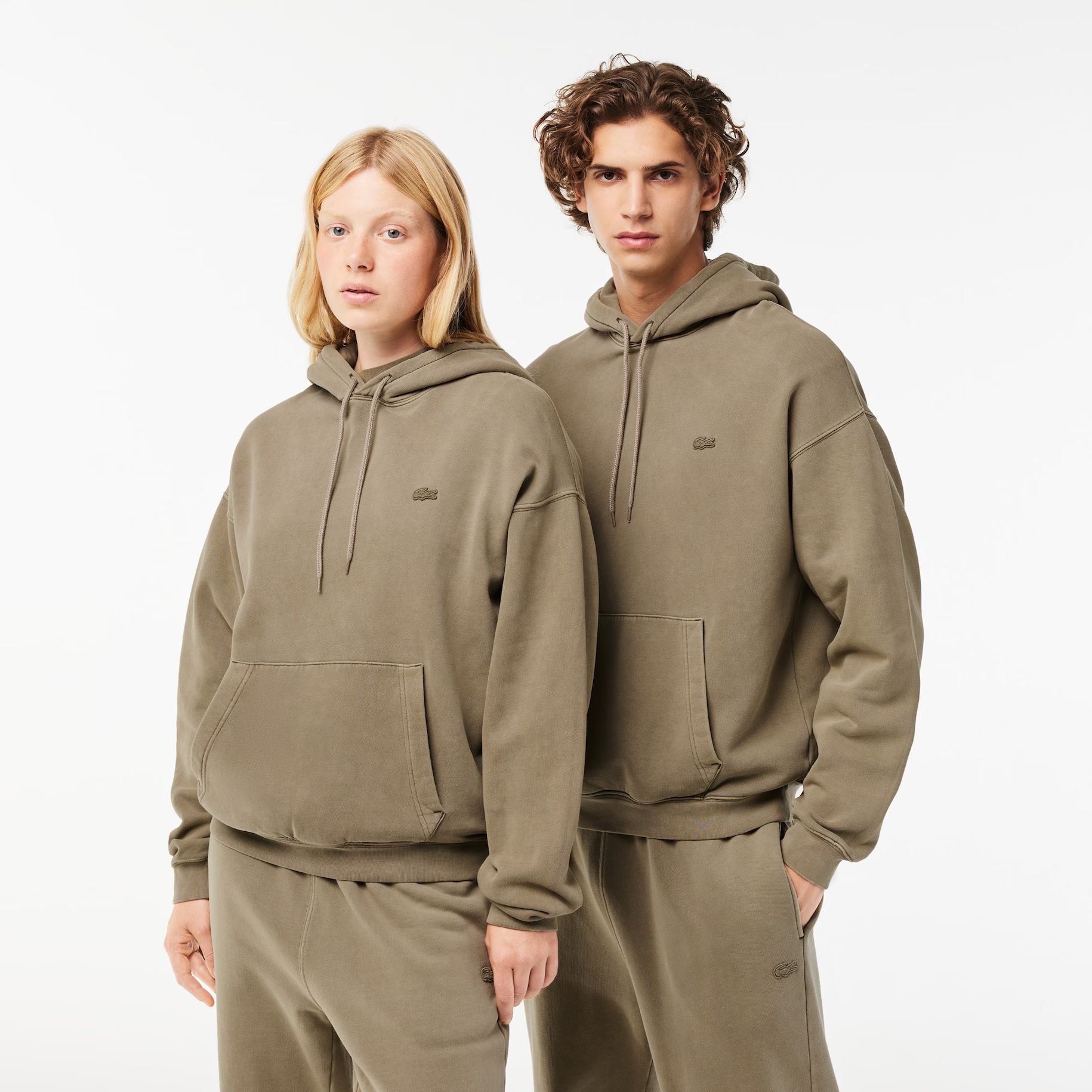 Loose Fit Cotton Fleece Jogger Hoodie | Lacoste (US)