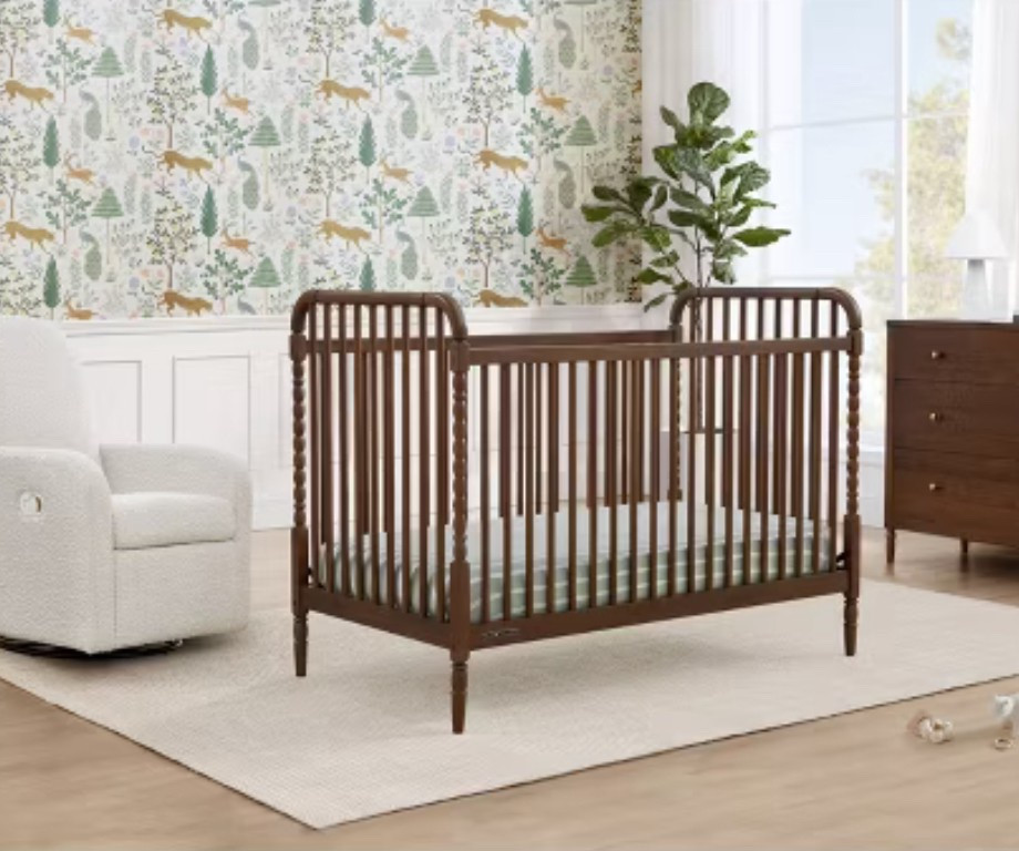 HURRY!! Delta Serena crib in teak brown is back in stock. This won’t last long. You cannot beat this deal for under $300! Such a beautiful crib! 

#LTKHome #LTKBaby #LTKFamily