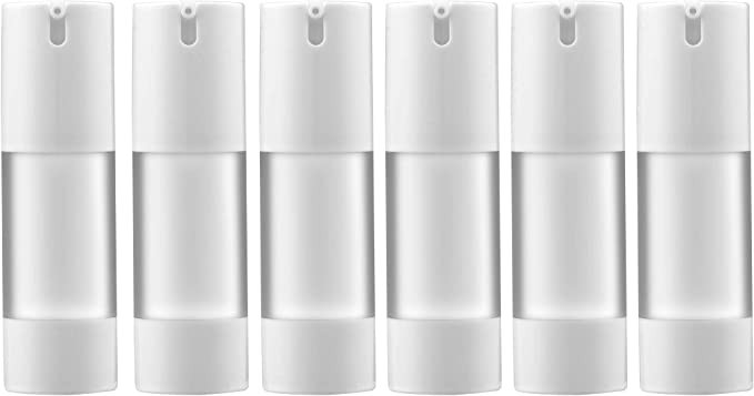 longway 1 Oz (30ML) Empty Refillable Airless Pump Bottle,Travel Foundation Containers,Airless Cos... | Amazon (US)