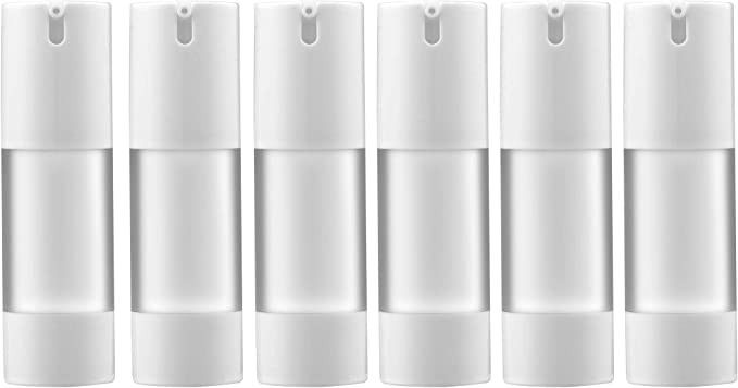 longway 1 Oz (30ML) Empty Refillable Airless Pump Bottle,Travel Foundation Containers,Airless Cos... | Amazon (US)