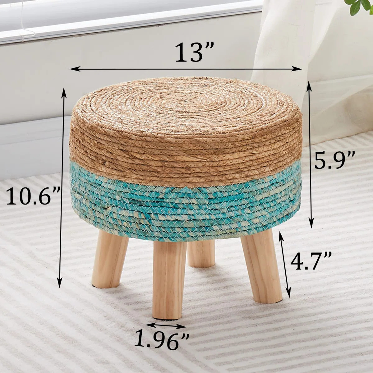 Manufactured Wood Accent Stool | Wayfair North America