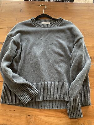 Everlane Charcoal The Soft Organic Cotton Crew Sweater Pullover Knit M  | eBay | eBay US