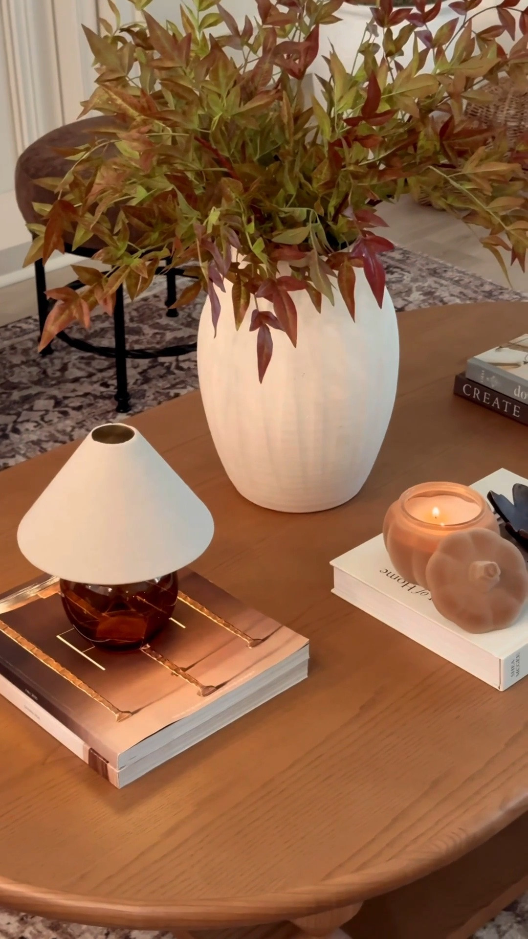 Bringing some fall warmth to the coffee table 🤎 I brought out these stems I’ve had for a few years and gave them a new life here this season, then mixed in a few new finds I’ve been loving.

I love finding new ways to use pieces I already have and making them feel fresh again. 🍂

Comment SHOP and I’ll message you the links to everything I can!

#fallcoffeetable #falldecor #homeinspo #homedecorideas #homestyling

#LTKHome #LTKSeasonal