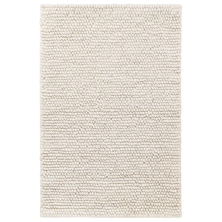 Niels Handmade Handwoven Ivory Area Rug | Wayfair North America