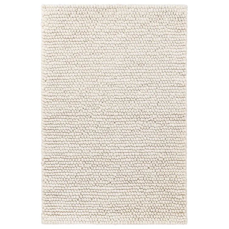 Niels Handmade Handwoven Ivory Area Rug | Wayfair North America