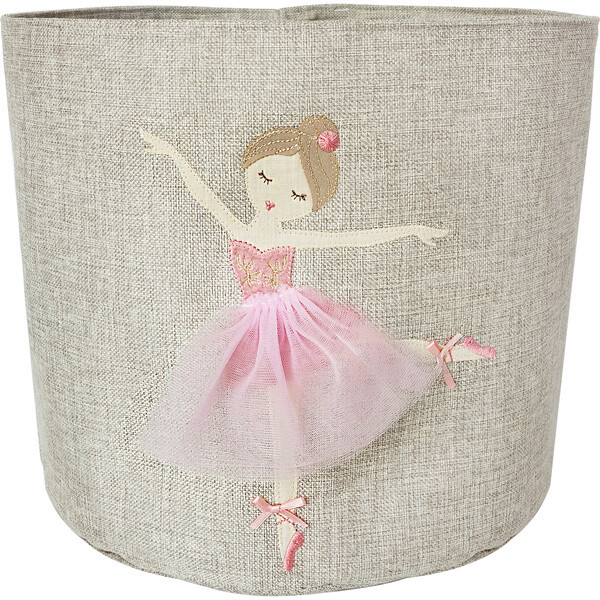 Ballerina Toy Bin, Gray | Maisonette