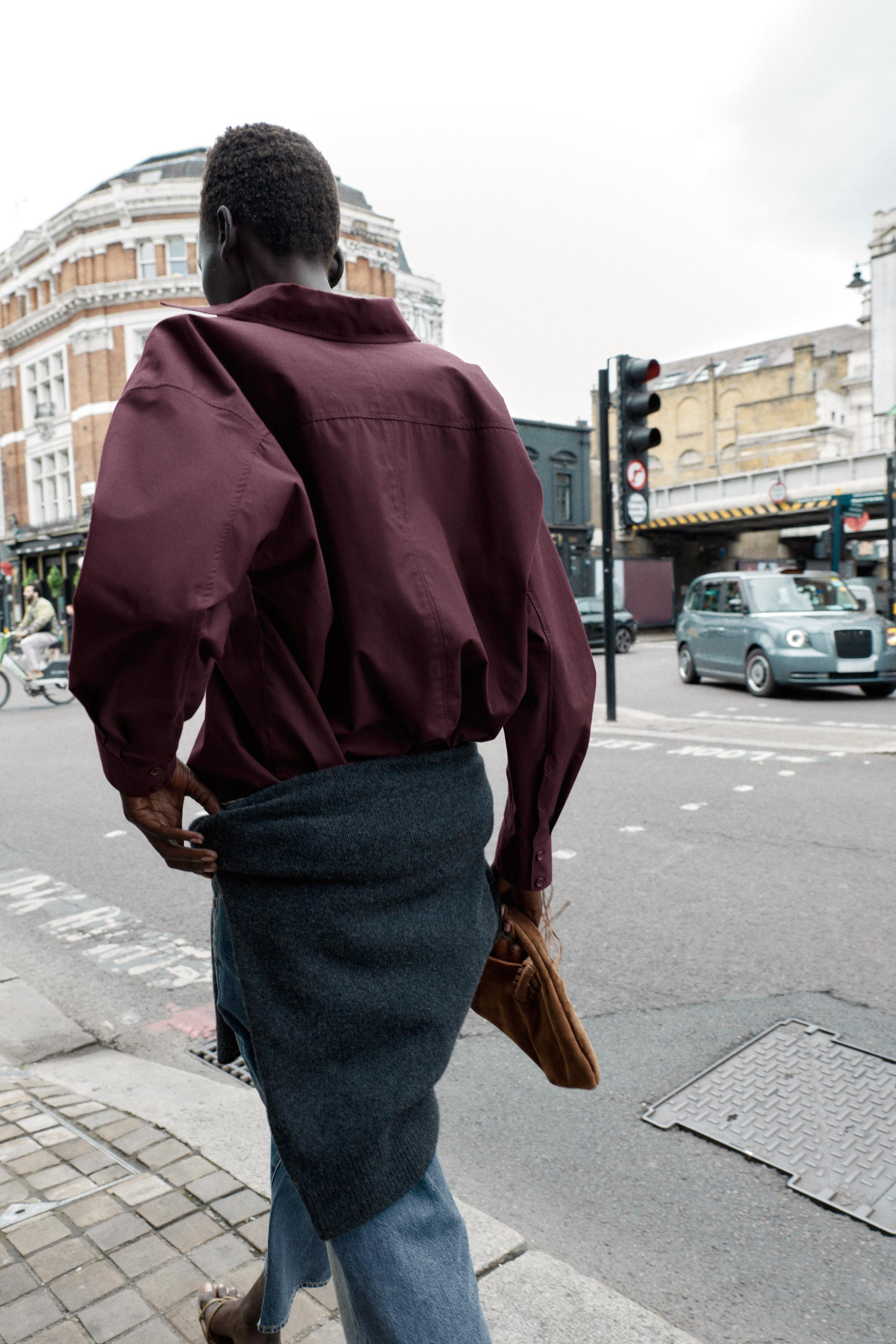 OVERSIZED POPLIN SHIRT | Zara US