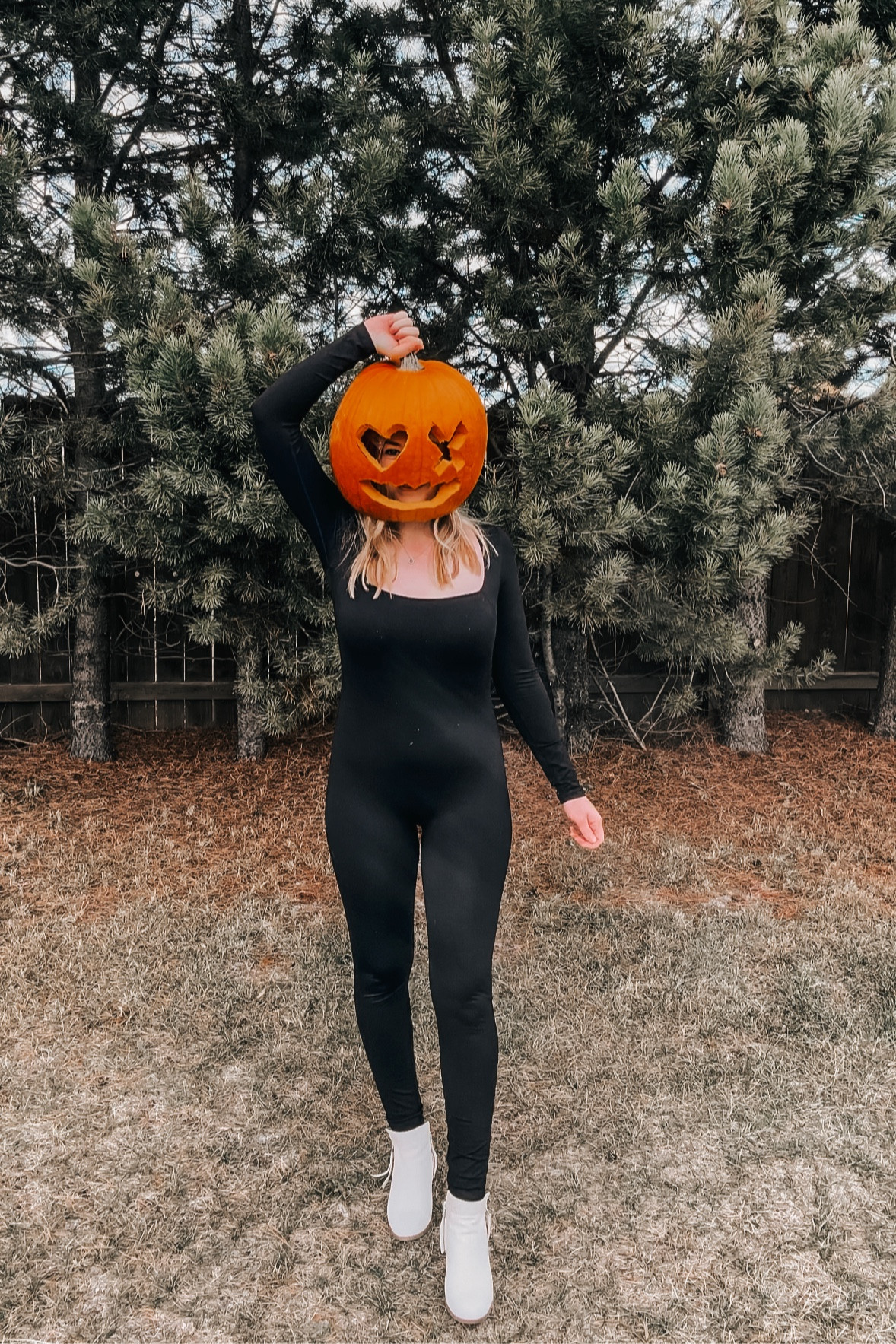 This black bodycon jumpsuit is a new favorite of mine! It’s even on sale for amazon prime days. #jumpsuitstyle #fallstyle #halloween #bodyconjumpsuit #halloween2023 

#LTKsalealert #LTKSeasonal #LTKxPrime