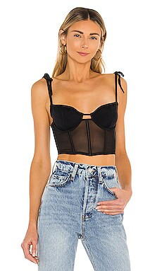 KAT THE LABEL Femme Bustier in Black from Revolve.com | Revolve Clothing (Global)
