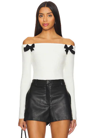 MAJORELLE Leonie Sweater in White from Revolve.com | Revolve Clothing (Global)