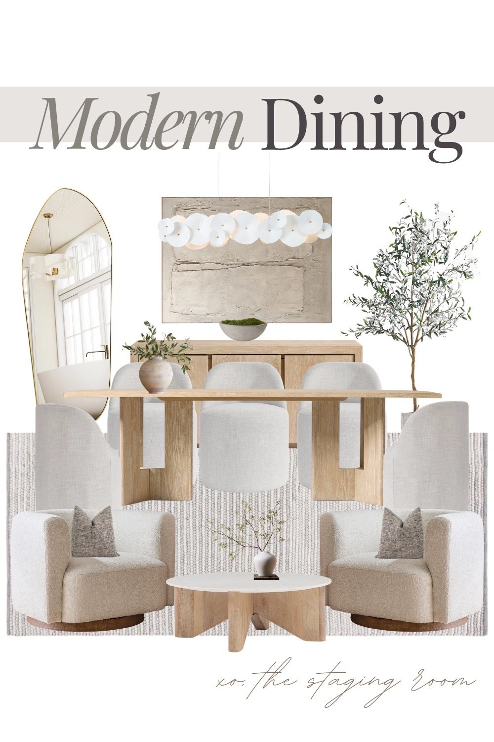 Modern dining room with soft neutrals and sculptural details 🤍

modern dining room, neutral dining room, dining room ideas, organic modern dining room, dining room decor, contemporary dining room, dining table, wood dining table, curved dining chairs, upholstered dining chairs, modern chandelier, statement lighting, sideboard, dining room storage, accent chairs, neutral home decor, warm neutral decor, minimalist home, interior design, home decor

#LTKHome #LTKSaleAlert