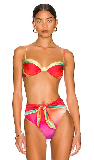 x REVOLVE Irene Bikini Top in Rainbow | Revolve Clothing (Global)