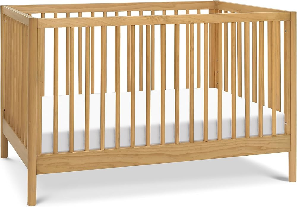 DaVinci Birdie 3-in-1 Convertible Crib, Honey, Easy Assemble, Greenguard Gold Certified | Amazon (US)