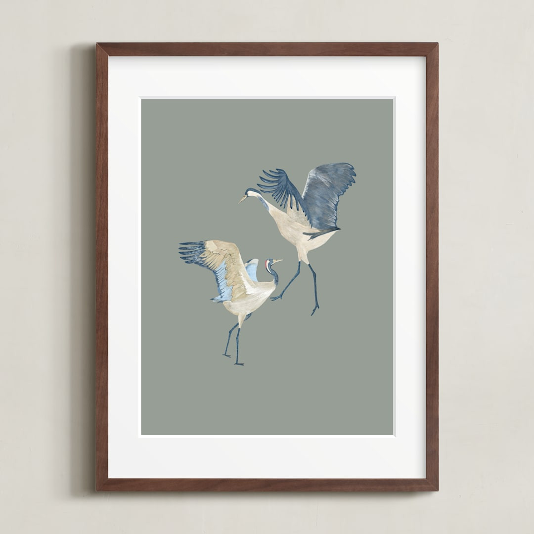 Crane dance | Minted