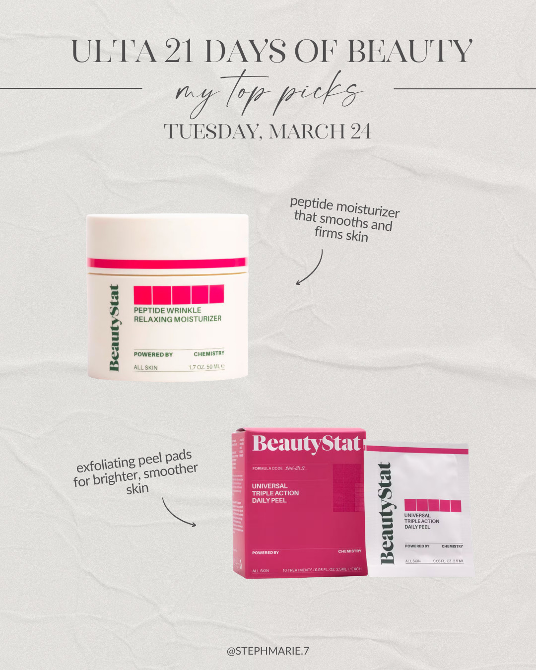 ULTA 21 DAYS OF BEAUTY ✨

BeautyStat has become a favorite brand of mine and today's top sale picks include two of my favorite products from them!  

 #LTKSaleAlert #LTKBeauty